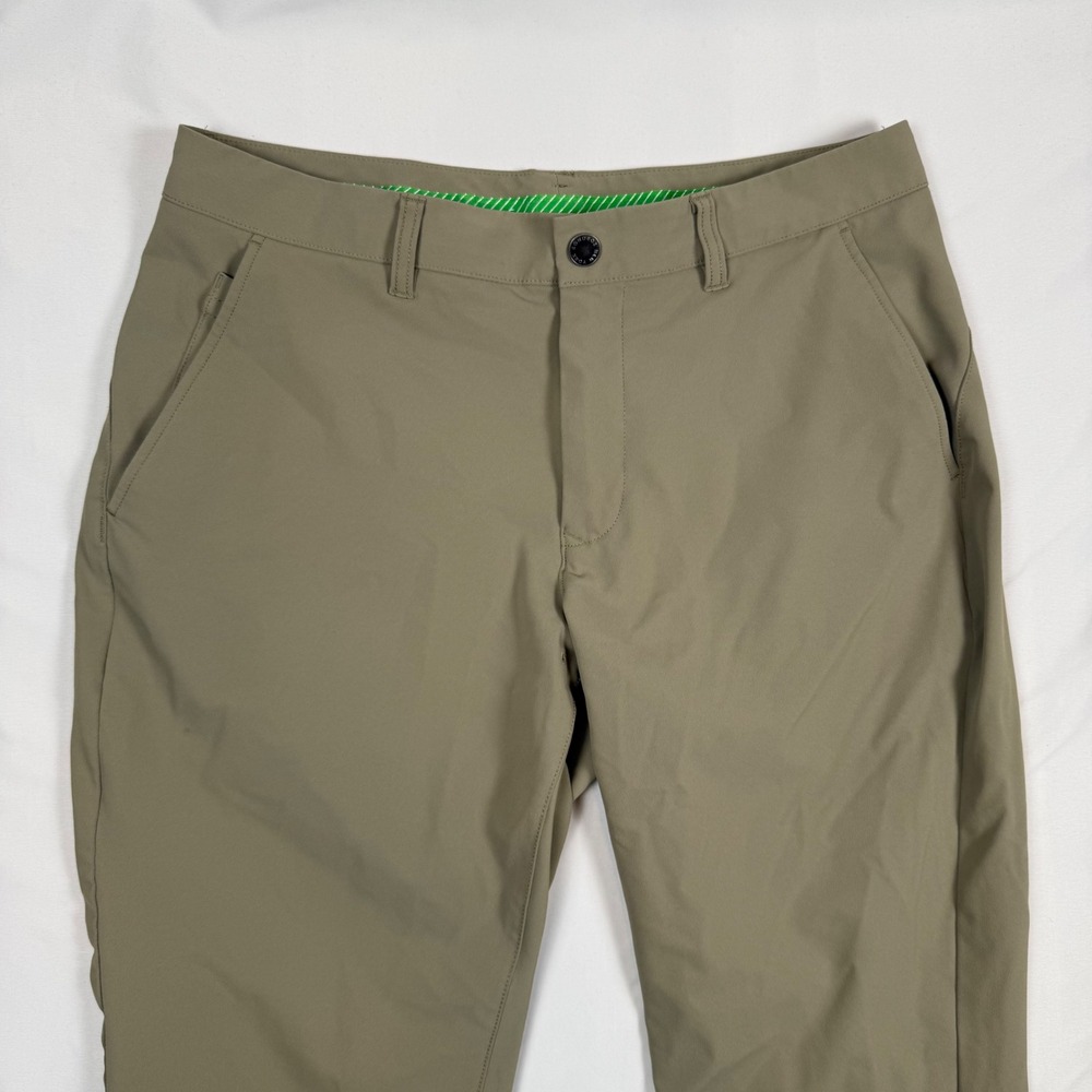 Bonobos Golf Mens 33x30 Athletic Fit Performance Pants Khaki Tan GWB0024A-KH138